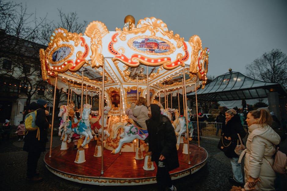 Group gathering in warm afternoon light